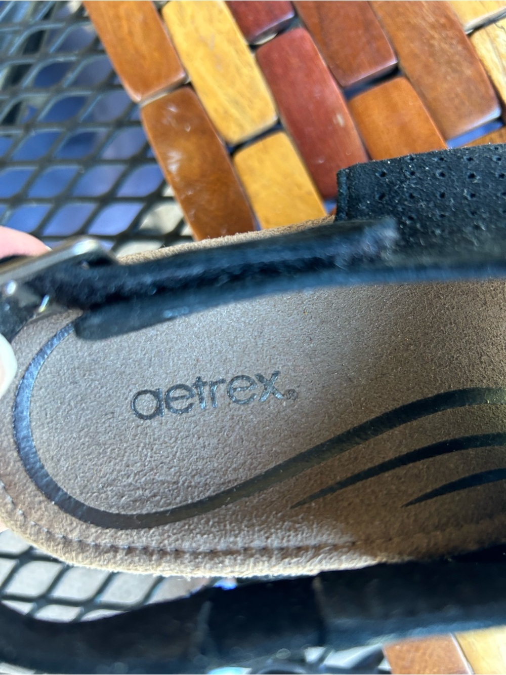 Aetrex Espadrille Wedge Sandals, size 7, EUR 37 NEW - Picture 5 of 13